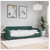 vidaXL Raztegljiva postelja temno zelena 80x200 cm žamet Cene
