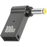 AVIZAR 100 W USB-C polnilni adapter za Lenovo 4.0 x 1.7 mm rumen prikljucek - siv, (21261908) Cene