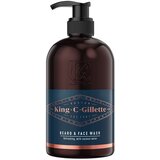 King C. Gillette Gel za umivanje brade in obraza 350 ml Cene