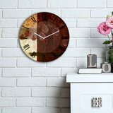 Opviq Zidni sat MDF 30cm šareni | Eponuda.ba