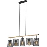 BRILO 4078-054 - Luster na sajli WOOD & STYLE 5xE27/60W/230V | Eponuda.com
