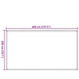  Tepih za šator 200 x 400 cm crni | shoptok.hr