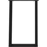 vidaXL noge za jedilno mizo u-oblika 2 kosa črna 60x(72-73) cm jeklo | Shoptok.si