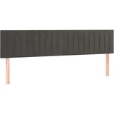  Box spring postelja z vzmetnico temno siva 200x200 cm žamet, (20725181) | Shoptok.si
