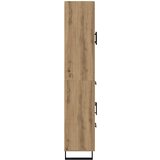  Highboard 2 kom. Umjetnički hrast 69,5 x 34 x 180 cm Slike