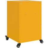 vidaXL Nočna omarica 2 kosa gorčično rumena 36x39x59 cm jeklo | Shoptok.si