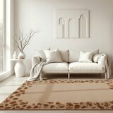 Flair Rugs Ručno rađen tepih od mješavine vune u prirodnoj boji 140x200 cm Leopard Frame – | shoptok.hr