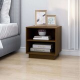  Noćni ormarić boja meda 40 x 34 x 40 cm od masivne borovine | shoptok.hr