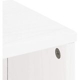  Bočni ormarići 4 kom ODDA bijeli 40x24x79 cm puno drvo bor Slike