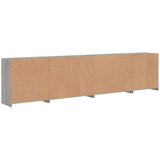  Komoda z LED lučkami siva sonoma 283x37x67 cm | Shoptok.si