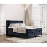 Maison de Rêve Temno modra boxspring postelja s prostorom za shranjevanje 180x200 cm Voyage – | Shoptok.si