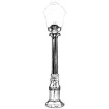 Opviq Vanjska lampa BSU-68201-BSY-M1-B, 85 cm, Podna, IP65, E27, 60W, Crna | Eponuda.ba