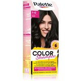 Schwarzkopf Palette Color Shampoo šampon za toniranje nijansa 1-0 (113) Black 50 ml Cijene