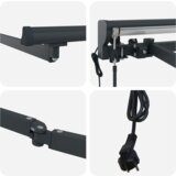 vidaXL Električna Polu-Kasetna Tenda Retraktibilna Metal | shoptok.hr