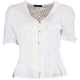 Trendyol Ekru Brodeli Bluza bela | ePonuda.com