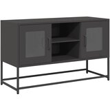 Maison Chic TV omarica - TV enota - Televizijska omarica črna 100,5x39x60,5 cm jeklo, (21699229) Cene