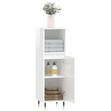 vidaXL Kupaonski ormarić sjajni bijeli 30x30x100 cm konstruirano drvo | shoptok.hr