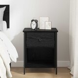  Noćni ormar Crni hrast 40 x 42 x 50 cm Konstruirano drvo | Eponuda.com