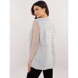 Och Bella Vest-TW-KZ-2114.09P-light gray | shoptok.hr