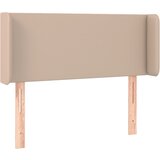 Maison Chic vzglavna omarica - nočna omarica - posteljna omarica z ušesi kapučino 93x16x78/88 cm umetno usnje, (21711121) | Shoptok.si