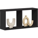 Maison Chic Stenska omarica - Zidna omarica 60x16x30 cm črna inženirski les iu965, (22062751) | Shoptok.si
