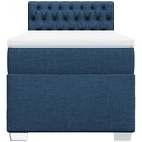  Krevet s oprugama i madracem plavi 90 x 200 cm od tkanine | shoptok.hr