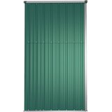  Vrtno spremište zeleno 161 x 89 x 161 cm od pocinčanog čelika | shoptok.hr