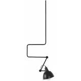 Custom Form Črna viseča svetilka s kovinskim senčnikom 60x60 cm Coben - CustomForm