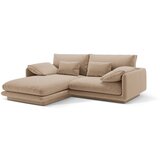 Micadoni Bež kotna sedežna garnitura iz tkanine bouclé (levi kot) Torino – Home | Shoptok.si