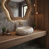 REA Bath Umivalnik na podstavku Mika Beige | Shoptok.si