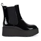 SEASTAR Black patent women's Chelsea boots on a wedge | Eponuda.ba