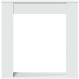 vidaXL Okvir za kamin bel 100x20x100 cm inženirski les | Shoptok.si