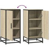 vidaXL Komoda boja hrasta 35,5 x 35 x 76 cm konstruirano drvo i metal | shoptok.hr