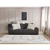 Bobochic Paris Crna sofa od imitacije kože 260 cm Boheme – | shoptok.hr