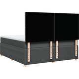  Okvir kreveta s oprugama i madrac svjetlosivi 180x200cm tkanina | shoptok.hr