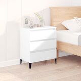 The Living Store Komoda bela 60x35x70 cm inženirski les - Komoda, (21662321) | Shoptok.si