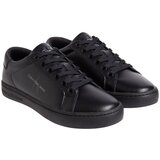 Calvin Klein Jeans Leather Trainers Crna | shoptok.hr