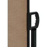  Bočna tenda na uvlačenje smeđesiva 140 x 500 cm | shoptok.hr