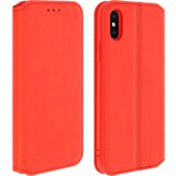AVIZAR Ovitek za Apple iPhone X / XS, držalo za kartice in stojalo za video, magnetni preklop - rdec, (20626296) Cene