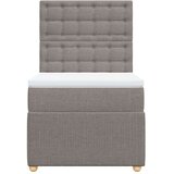  Krevet s oprugama i madracem smeđesivi 90x200 cm od tkanine | shoptok.hr