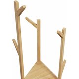  Vješalica za kapute s kukama i policama 39x33x166 cm bambus | shoptok.hr