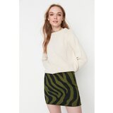 Trendyol Green Jacquard Knitwear Skirt Cene