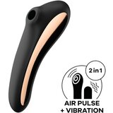 Satisfyer Vibrator Dual Kiss črn | Shoptok.si