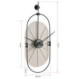 WALLXPERT Zidni sat Sntr, 77x29 cm | Eponuda.ba