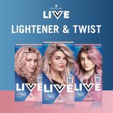 Schwarzkopf LIVE Lightener & Twist trajna boja za kosu za posvjetljivanje kose nijansa 101 Cool Rose 1 kom | shoptok.hr