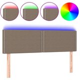  Posteljno vzglavje taupe 144x5x78/88 cm blago, (20738961) | Shoptok.si
