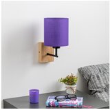 Brilagi - Zidna lampa NUBILA WOOD 1xE27/25W/230V hrast/ljubičasta | Eponuda.com