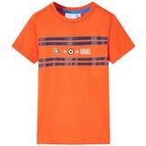 vidaXL Dječja majica tamnonarančasta 128 | shoptok.hr