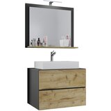 MID.YOU KOPALNICA antracit, medeni hrast | Shoptok.si
