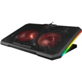  Postolje za notebook gaming Rampage AD-RC12 GAMEZONE Black 2 Fan 2 USB RGB Illuminated 15”-17” Notebook Cooler Stand, 36323 Cijene